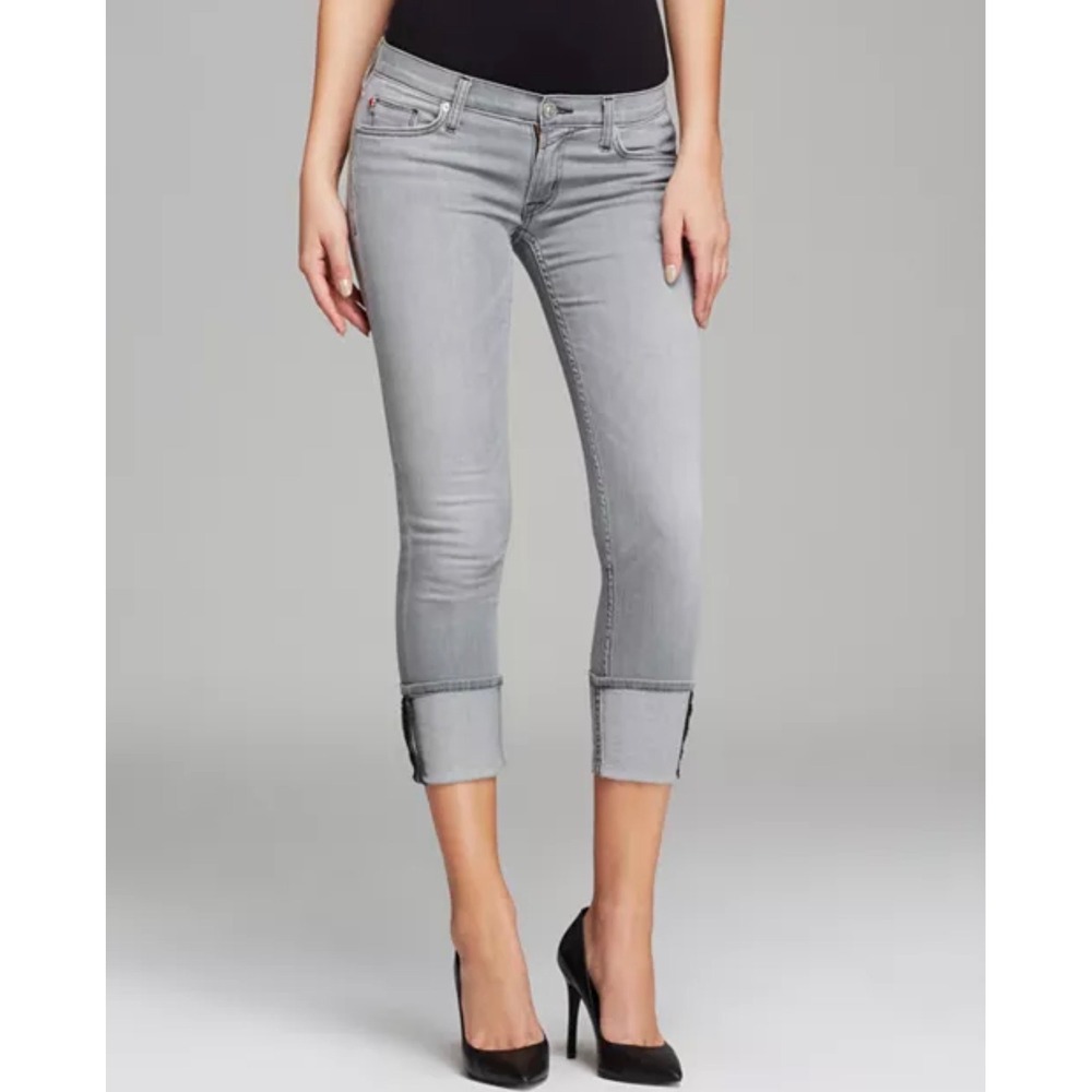 Hudson Womens Muse Gray Ankle Jeans, Size 32
